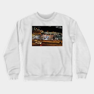 Looking over towards Waverley Railway Station - Edinburgh Crewneck Sweatshirt